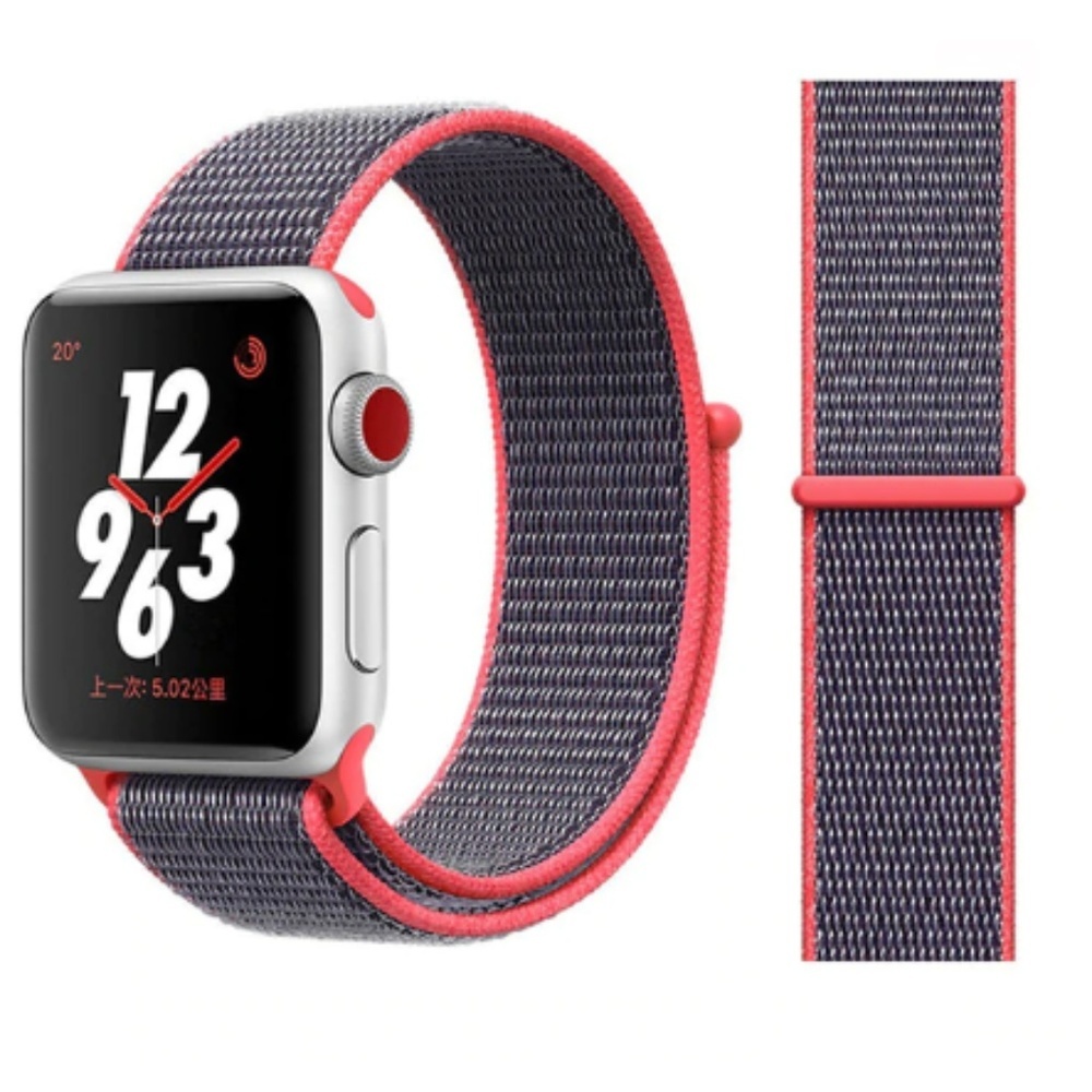 NEW BAND Elect pink Strap Loop For Apple Watch - Picture 3 of 7